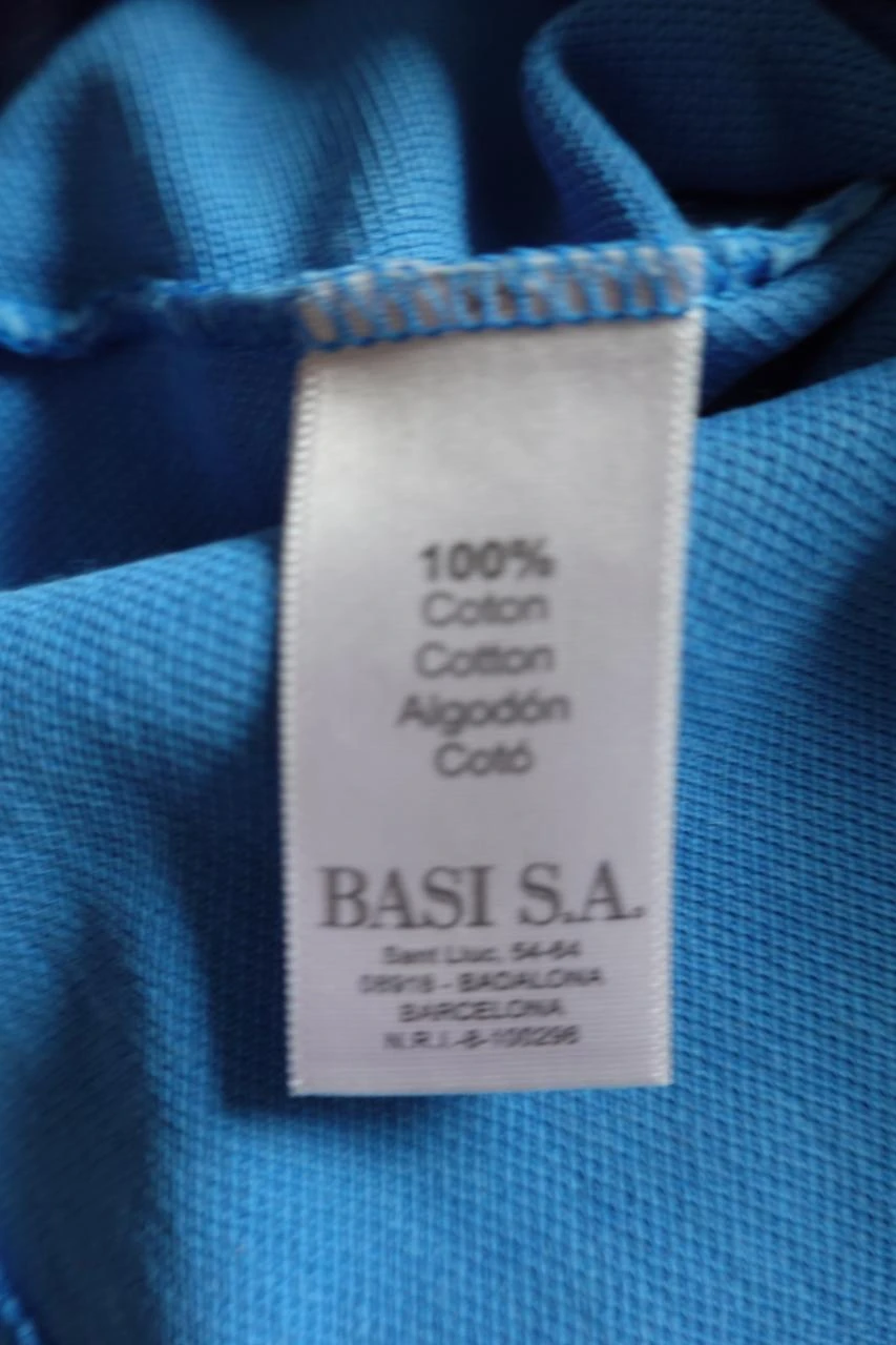 Turquoise blue Lacoste men's polo size 4 M cotton – photo 4